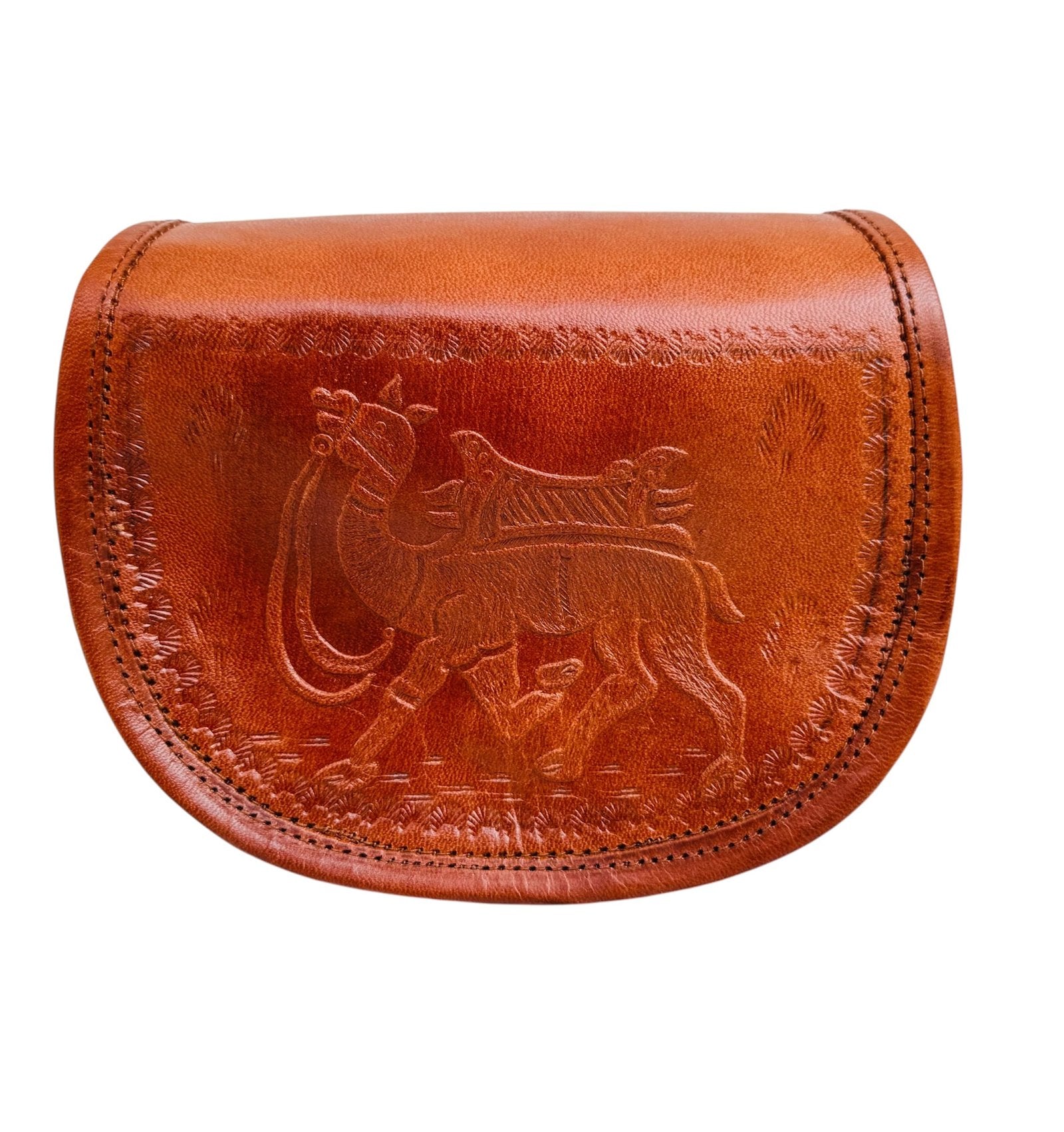 Genuine Leather Embossed sling Bag For Girls & Women